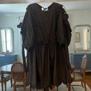 En Saison Ruffled Scalloped Dress